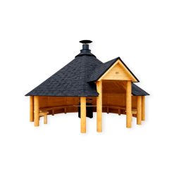 Open grill cabin 16.5 m²