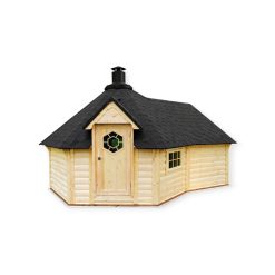 Grill cabin with extension 9.2 m² + 4.79 m²