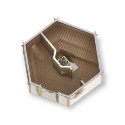 Sauna Cabin 9.2 m² + changing room