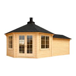 Grill Pavilion 9.2 m² + 4.75 m² Extension