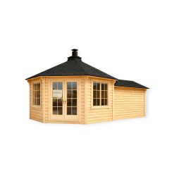 Grill Pavilion 9.2 m² + 4.75 m² Extension