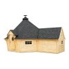 Exclusive Grill Cabin 9.2 m² + 3.69 m² Extension