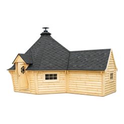 Exclusive Grill Cabin 9.2 m² + 3.69 m² Extension