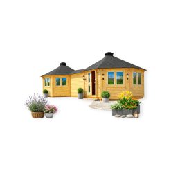 Double Pavilion 16.5 m² + 16.5 m²