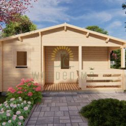 Wooden house Almeria 6 x 8,87 68 mm