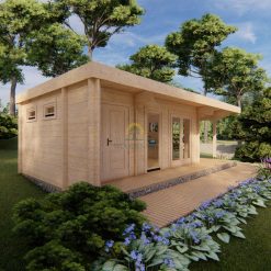 Wooden cabin BERGEN 4.2 x 8 44 mm