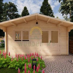 Wooden cabin LINUS 4m x 5m 44 mm