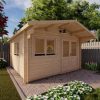 Garden cabin LINUS 4m x 4m 44 mm