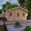 Wooden house Luke 6.5 x 7.7 68 mm