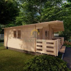 Wooden house PADOVA 6m x 4.5m, 44 mm