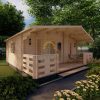 Wooden house PADOVA 6m x 4.5m, 44 mm