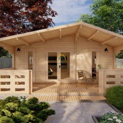 Wooden house PADOVA 6m x 6.5m, 44 mm