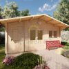 Wooden cabin ROBERTO 5.6m x 4m, 44 mm