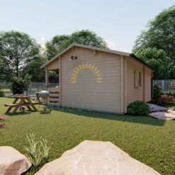 Wooden house Veronica 5 x 6 68 mm