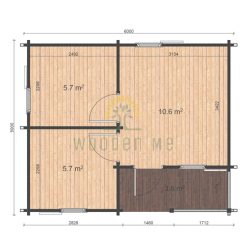 Veronica 5x6 floor plan