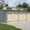 Double garage Favori 5.7 m x 7.7 m; (43.7 m²)