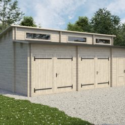 Double garage Favori 5.7 m x 7.7 m; (43.7 m²)