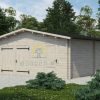 Wooden garage 36m² (6mx6m), 68 mm