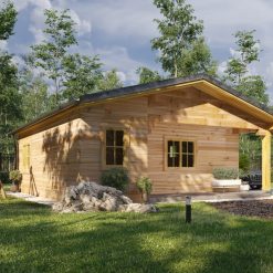 Garden cabin Oasis 595 cm x 595 cm (35,4 m²)