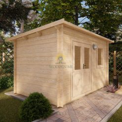 Garden shed Bogota 4 x 2.5m, 28 mm