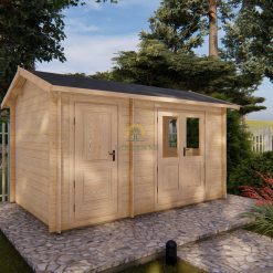 Garden cabin Megy 2.6m x 4.1m, 28 mm