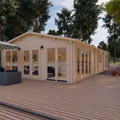 Summer house Orchidea 6 x 11.5 m, 68 mm