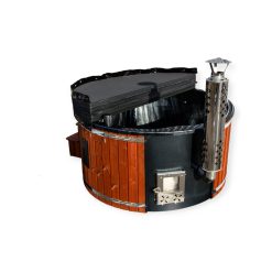 Wood-fired hot tub 1.8 m / 2 m with acrylic insert