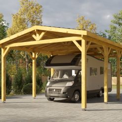 Carport for camping car (10.4m x 5.4 m x 4.1 m)