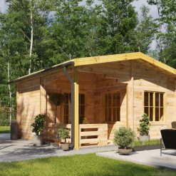 Wooden Cabin EVELYN (6m x 6m), 44mm