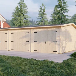 Triple Garage 59 m² (6m x 9m), 44 mm