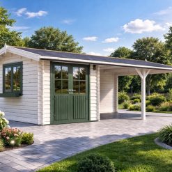 Carport with Storage Shed 30 m²