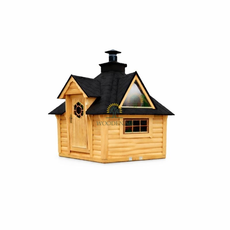 Roof with triangular window